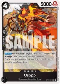 Usopp (081) - Royal Blood - One Piece Card Game card