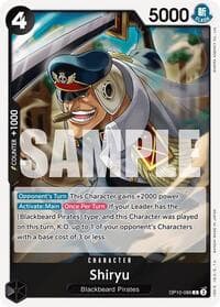 Shiryu - Royal Blood - One Piece Card Game card