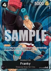 Franky (090) (Parallel) - Royal Blood - One Piece Card Game card