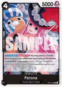 Perona (092) - Royal Blood - One Piece Card Game card
