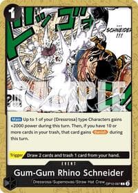 Gum-Gum Rhino Schneider - Royal Blood - One Piece Card Game card