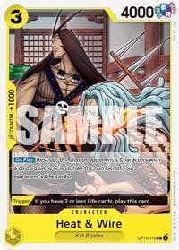 Heat & Wire - Royal Blood - One Piece Card Game card