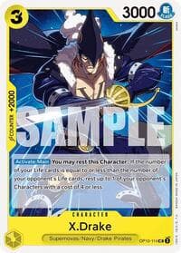 X.Drake - Royal Blood - One Piece Card Game card