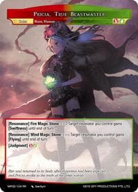 Pricia, True Beastmaster // Reincarnated Maiden of Flame, Pricia - Masterpiece Collection 02 "Fates Reunited!" - Force of Will card