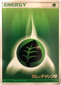 Basic Grass Energy (2003) - Gym Challenge - Pokemon Japan card
