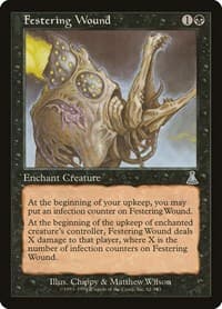 Festering Wound - Urza's Destiny - Magic: The Gathering card
