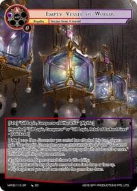 Empty Vessel of Worlds - Masterpiece Collection 02 "Fates Reunited!" - Force of Will card