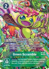 Green Scramble (Alternate Art) - Starter Deck 21: Hero of Hope - Digimon Card Game card