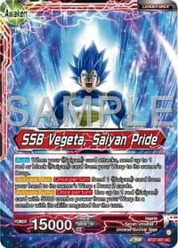 Vegeta // SSB Vegeta, Saiyan Pride - History of Z - Dragon Ball Super: Masters card
