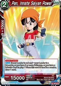 Pan, Innate Saiyan Power - History of Z - Dragon Ball Super: Masters card