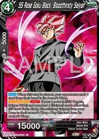 SS Rose Goku Black, Bloodthisty Saiyan - History of Z - Dragon Ball Super: Masters card