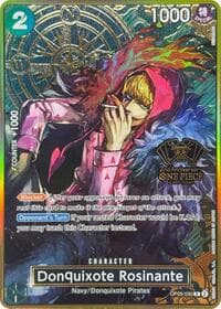 Donquixote Rosinante (One Piece Japanese Version 2nd Anniversary Set) - One Piece Promotion Cards - One Piece Card Game card