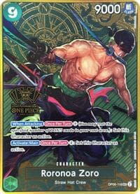 Roronoa Zoro (One Piece Japanese Version 2nd Anniversary Set) - One Piece Promotion Cards - One Piece Card Game card