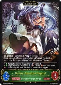 Orchis, Resolute Puppet // Orchis, Vengeful Puppet - BP08: Alterchaotica - Shadowverse: Evolve card
