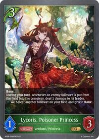 Lycoris, Poisoner Princess - BP08: Alterchaotica - Shadowverse: Evolve card
