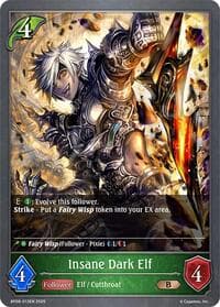 Insane Dark Elf - BP08: Alterchaotica - Shadowverse: Evolve card