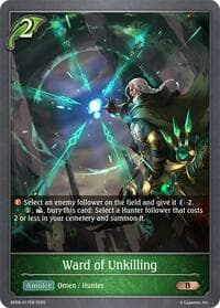 Ward of Unkilling - BP08: Alterchaotica - Shadowverse: Evolve card