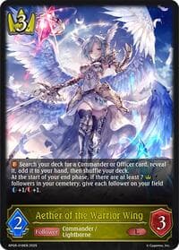 Aether of the Warrior Wing - BP08: Alterchaotica - Shadowverse: Evolve card