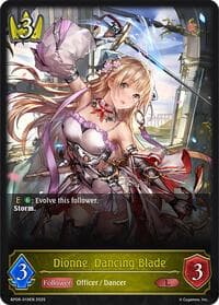 Dionne, Dancing Blade - BP08: Alterchaotica - Shadowverse: Evolve card