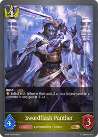 Swordflash Panther - BP08: Alterchaotica - Shadowverse: Evolve card
