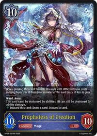 Prophetess of Creation - BP08: Alterchaotica - Shadowverse: Evolve card