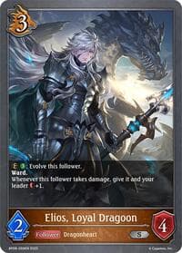Elios, Loyal Dragoon - BP08: Alterchaotica - Shadowverse: Evolve card