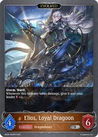 Elios, Loyal Dragoon (Evolved) - BP08: Alterchaotica - Shadowverse: Evolve card
