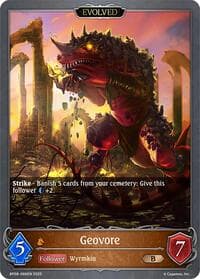Geovore (Evolved) - BP08: Alterchaotica - Shadowverse: Evolve card
