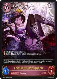 Crimson Rose Queen - BP08: Alterchaotica - Shadowverse: Evolve card