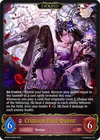 Crimson Rose Queen (Evolved) - BP08: Alterchaotica - Shadowverse: Evolve card