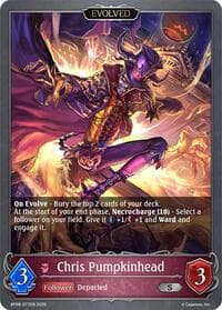 Chris Pumpkinhead (Evolved) - BP08: Alterchaotica - Shadowverse: Evolve card