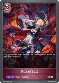 Kiss of Lust - BP08: Alterchaotica - Shadowverse: Evolve card