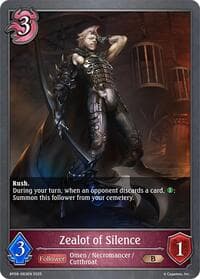 Zealot of Silence - BP08: Alterchaotica - Shadowverse: Evolve card