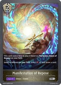 Manifestation of Repose - BP08: Alterchaotica - Shadowverse: Evolve card