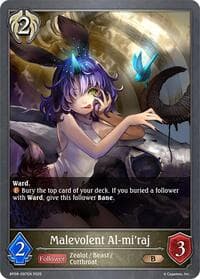 Malevolent Al-mi'raj - BP08: Alterchaotica - Shadowverse: Evolve card