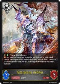 Alterplane Arbiter - BP08: Alterchaotica - Shadowverse: Evolve card
