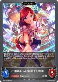 Reina, Evolution's Herald (Evolved) - BP08: Alterchaotica - Shadowverse: Evolve card
