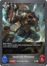 Steelclad Minotaur - BP08: Alterchaotica - Shadowverse: Evolve card