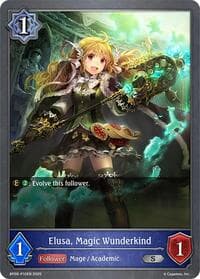Elusa, Magic Wunderkind - P10EN (Foil) - BP08: Alterchaotica - Shadowverse: Evolve card