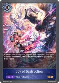 Joy of Destruction - P12EN (Foil) - BP08: Alterchaotica - Shadowverse: Evolve card