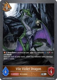 Vile Violet Dragon - P15EN (Foil) - BP08: Alterchaotica - Shadowverse: Evolve card