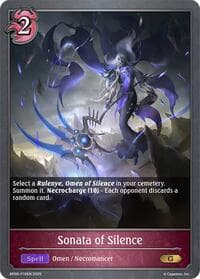 Sonata of Silence - P19EN (Foil) - BP08: Alterchaotica - Shadowverse: Evolve card