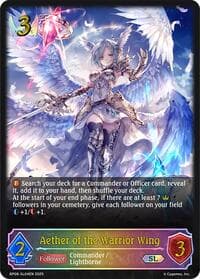 Aether of the Warrior Wing (SL) - BP08: Alterchaotica - Shadowverse: Evolve card