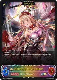 Dionne, Dancing Blade (Evolved) (SL) - BP08: Alterchaotica - Shadowverse: Evolve card