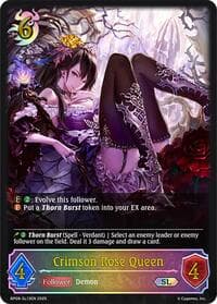 Crimson Rose Queen (SL) - BP08: Alterchaotica - Shadowverse: Evolve card