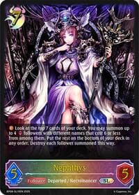 Nephthys (SL) - BP08: Alterchaotica - Shadowverse: Evolve card