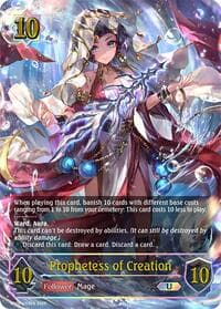 Prophetess of Creation (U) - BP08: Alterchaotica - Shadowverse: Evolve card
