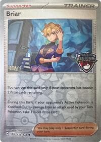 Briar - 132/142 (Regional Championship) [Staff] - League & Championship Cards - Pokemon card