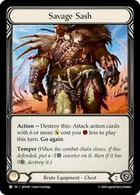 Savage Sash - JDG040 - Flesh and Blood: Promo Cards - Flesh and Blood TCG card