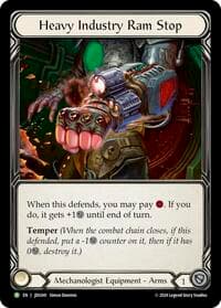 Heavy Industry Ram Stop - JDG041 - Flesh and Blood: Promo Cards - Flesh and Blood TCG card